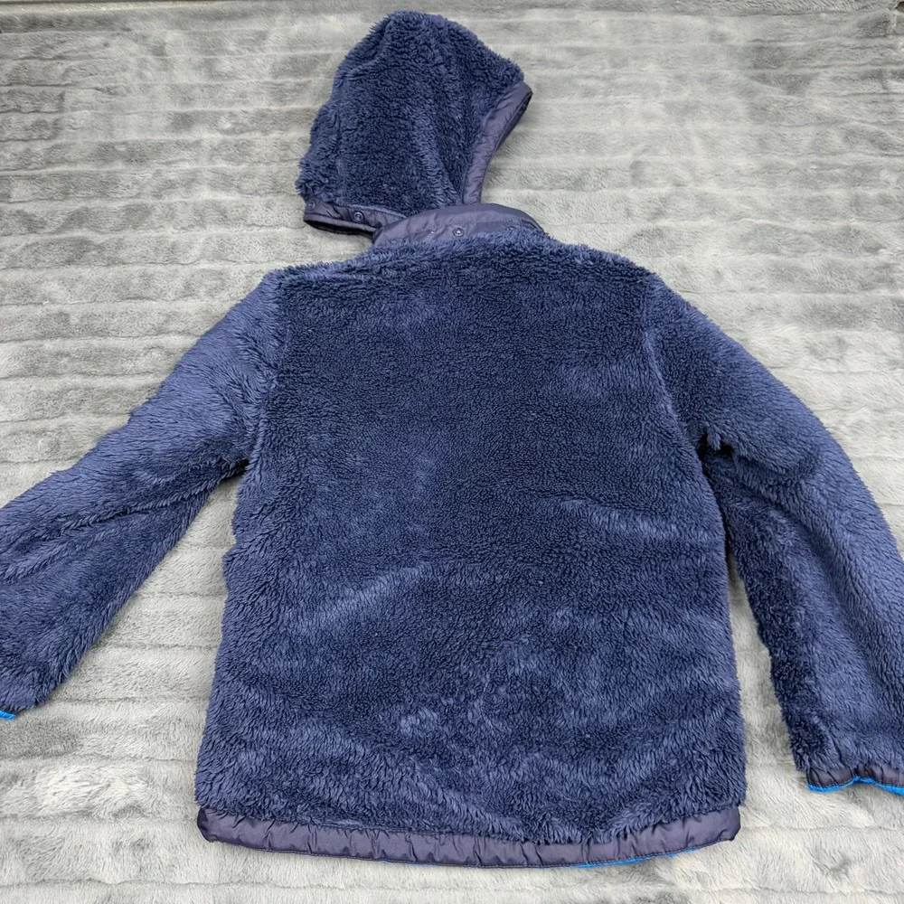 The North Face Boys Reversible Mount Chimborazo Jacket Blue Navy Size M 10/12